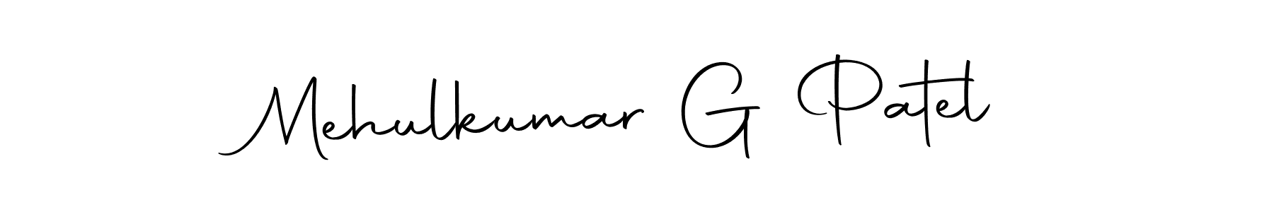 Make a short Mehulkumar G Patel signature style. Manage your documents anywhere anytime using Autography-DOLnW. Create and add eSignatures, submit forms, share and send files easily. Mehulkumar G Patel signature style 10 images and pictures png