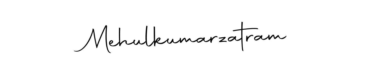 Create a beautiful signature design for name Mehulkumarzatram. With this signature (Autography-DOLnW) fonts, you can make a handwritten signature for free. Mehulkumarzatram signature style 10 images and pictures png