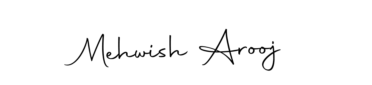 Also we have Mehwish Arooj name is the best signature style. Create professional handwritten signature collection using Autography-DOLnW autograph style. Mehwish Arooj signature style 10 images and pictures png