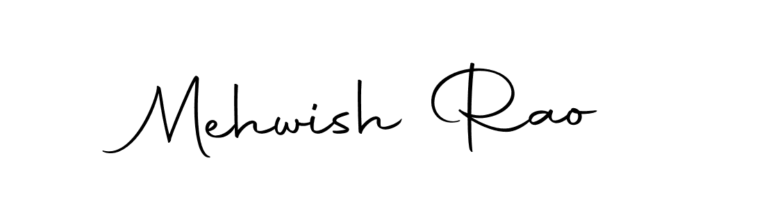 Create a beautiful signature design for name Mehwish Rao. With this signature (Autography-DOLnW) fonts, you can make a handwritten signature for free. Mehwish Rao signature style 10 images and pictures png