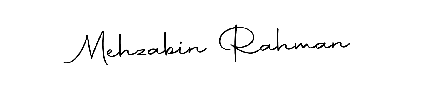 Mehzabin Rahman stylish signature style. Best Handwritten Sign (Autography-DOLnW) for my name. Handwritten Signature Collection Ideas for my name Mehzabin Rahman. Mehzabin Rahman signature style 10 images and pictures png