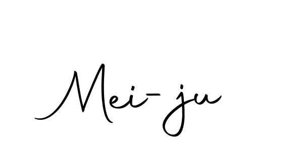 You can use this online signature creator to create a handwritten signature for the name Mei-ju. This is the best online autograph maker. Mei-ju signature style 10 images and pictures png