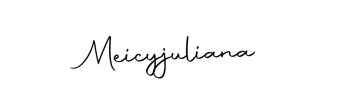 Similarly Autography-DOLnW is the best handwritten signature design. Signature creator online .You can use it as an online autograph creator for name Meicyjuliana. Meicyjuliana signature style 10 images and pictures png