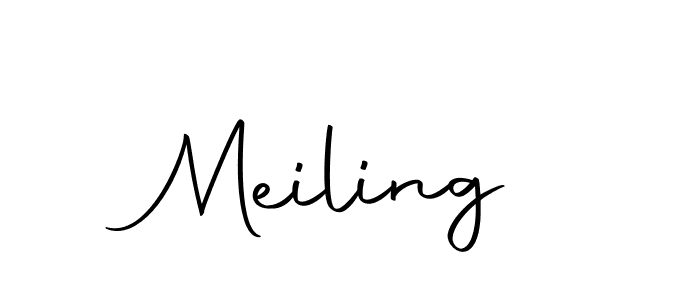 Make a beautiful signature design for name Meiling. Use this online signature maker to create a handwritten signature for free. Meiling signature style 10 images and pictures png