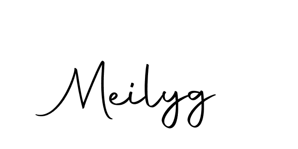 Design your own signature with our free online signature maker. With this signature software, you can create a handwritten (Autography-DOLnW) signature for name Meilyg. Meilyg signature style 10 images and pictures png