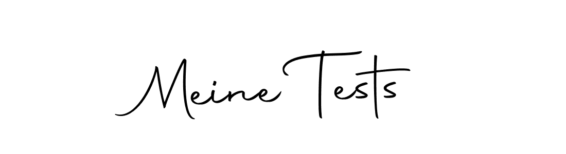 Make a beautiful signature design for name Meine Tests. With this signature (Autography-DOLnW) style, you can create a handwritten signature for free. Meine Tests signature style 10 images and pictures png