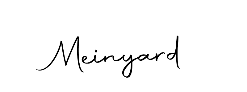 Use a signature maker to create a handwritten signature online. With this signature software, you can design (Autography-DOLnW) your own signature for name Meinyard. Meinyard signature style 10 images and pictures png