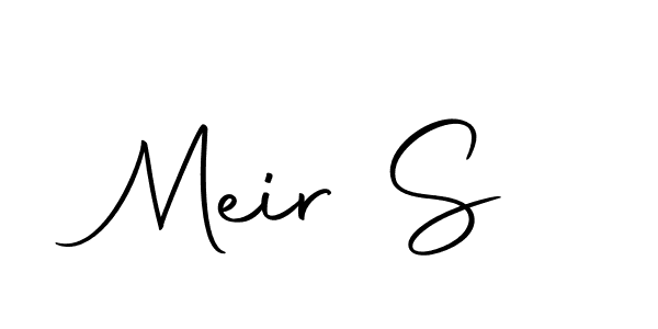 You can use this online signature creator to create a handwritten signature for the name Meir S. This is the best online autograph maker. Meir S signature style 10 images and pictures png