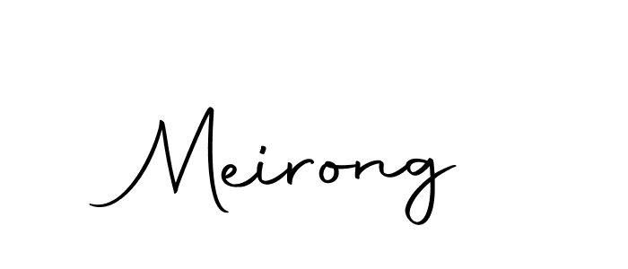 Make a beautiful signature design for name Meirong. With this signature (Autography-DOLnW) style, you can create a handwritten signature for free. Meirong signature style 10 images and pictures png