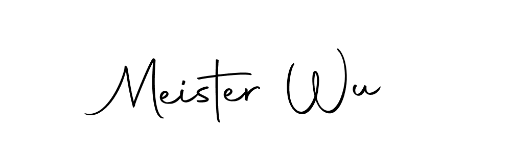 Meister Wu stylish signature style. Best Handwritten Sign (Autography-DOLnW) for my name. Handwritten Signature Collection Ideas for my name Meister Wu. Meister Wu signature style 10 images and pictures png