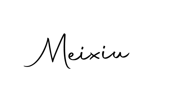 Meixiu stylish signature style. Best Handwritten Sign (Autography-DOLnW) for my name. Handwritten Signature Collection Ideas for my name Meixiu. Meixiu signature style 10 images and pictures png