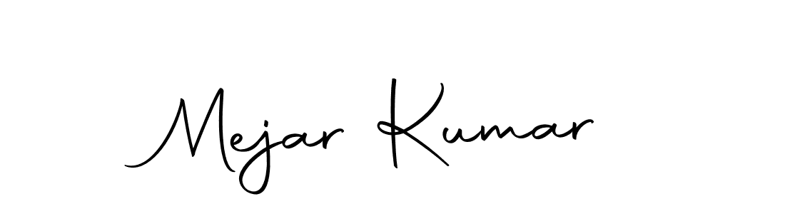 Design your own signature with our free online signature maker. With this signature software, you can create a handwritten (Autography-DOLnW) signature for name Mejar Kumar. Mejar Kumar signature style 10 images and pictures png