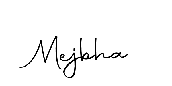 Use a signature maker to create a handwritten signature online. With this signature software, you can design (Autography-DOLnW) your own signature for name Mejbha. Mejbha signature style 10 images and pictures png