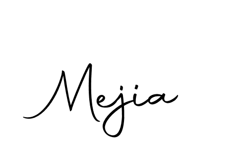 Make a beautiful signature design for name Mejia. With this signature (Autography-DOLnW) style, you can create a handwritten signature for free. Mejia signature style 10 images and pictures png