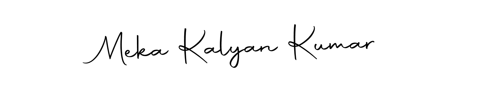 Use a signature maker to create a handwritten signature online. With this signature software, you can design (Autography-DOLnW) your own signature for name Meka Kalyan Kumar. Meka Kalyan Kumar signature style 10 images and pictures png