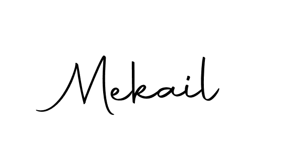 How to make Mekail signature? Autography-DOLnW is a professional autograph style. Create handwritten signature for Mekail name. Mekail signature style 10 images and pictures png