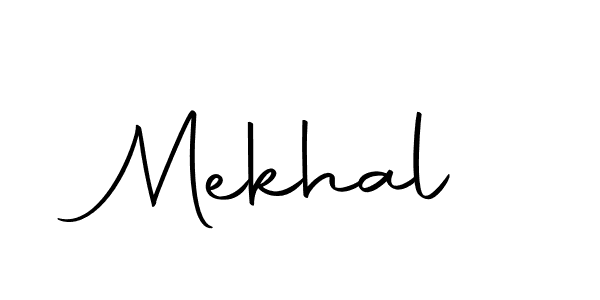 Design your own signature with our free online signature maker. With this signature software, you can create a handwritten (Autography-DOLnW) signature for name Mekhal. Mekhal signature style 10 images and pictures png