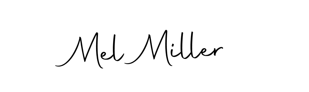 How to make Mel Miller name signature. Use Autography-DOLnW style for creating short signs online. This is the latest handwritten sign. Mel Miller signature style 10 images and pictures png