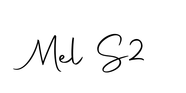 How to make Mel S2 signature? Autography-DOLnW is a professional autograph style. Create handwritten signature for Mel S2 name. Mel S2 signature style 10 images and pictures png