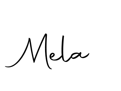 Make a beautiful signature design for name Mela. With this signature (Autography-DOLnW) style, you can create a handwritten signature for free. Mela signature style 10 images and pictures png