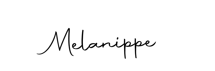 Create a beautiful signature design for name Melanippe. With this signature (Autography-DOLnW) fonts, you can make a handwritten signature for free. Melanippe signature style 10 images and pictures png