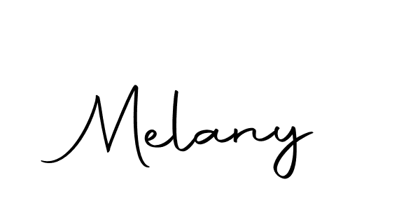 Create a beautiful signature design for name Melany. With this signature (Autography-DOLnW) fonts, you can make a handwritten signature for free. Melany signature style 10 images and pictures png