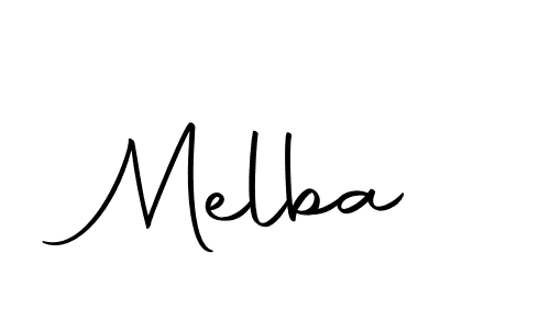 You should practise on your own different ways (Autography-DOLnW) to write your name (Melba) in signature. don't let someone else do it for you. Melba signature style 10 images and pictures png