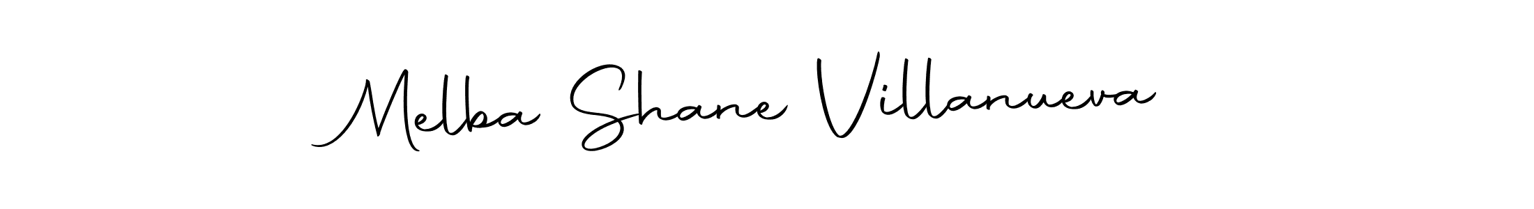Autography-DOLnW is a professional signature style that is perfect for those who want to add a touch of class to their signature. It is also a great choice for those who want to make their signature more unique. Get Melba Shane Villanueva name to fancy signature for free. Melba Shane Villanueva signature style 10 images and pictures png