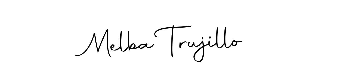 It looks lik you need a new signature style for name Melba Trujillo. Design unique handwritten (Autography-DOLnW) signature with our free signature maker in just a few clicks. Melba Trujillo signature style 10 images and pictures png