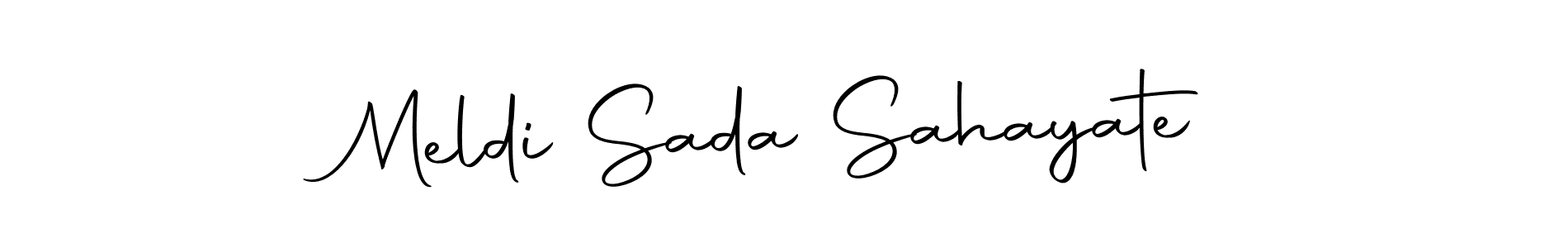 Make a short Meldi Sada Sahayate signature style. Manage your documents anywhere anytime using Autography-DOLnW. Create and add eSignatures, submit forms, share and send files easily. Meldi Sada Sahayate signature style 10 images and pictures png