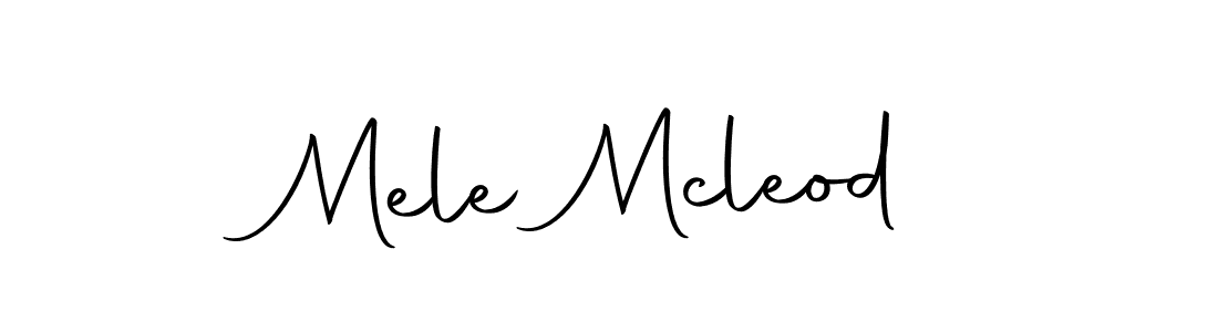 if you are searching for the best signature style for your name Mele Mcleod. so please give up your signature search. here we have designed multiple signature styles  using Autography-DOLnW. Mele Mcleod signature style 10 images and pictures png