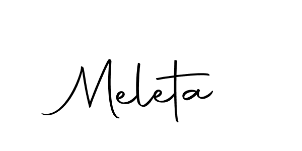 Also we have Meleta name is the best signature style. Create professional handwritten signature collection using Autography-DOLnW autograph style. Meleta signature style 10 images and pictures png