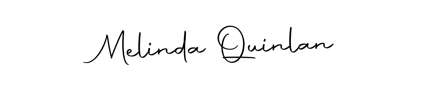 Design your own signature with our free online signature maker. With this signature software, you can create a handwritten (Autography-DOLnW) signature for name Melinda Quinlan. Melinda Quinlan signature style 10 images and pictures png