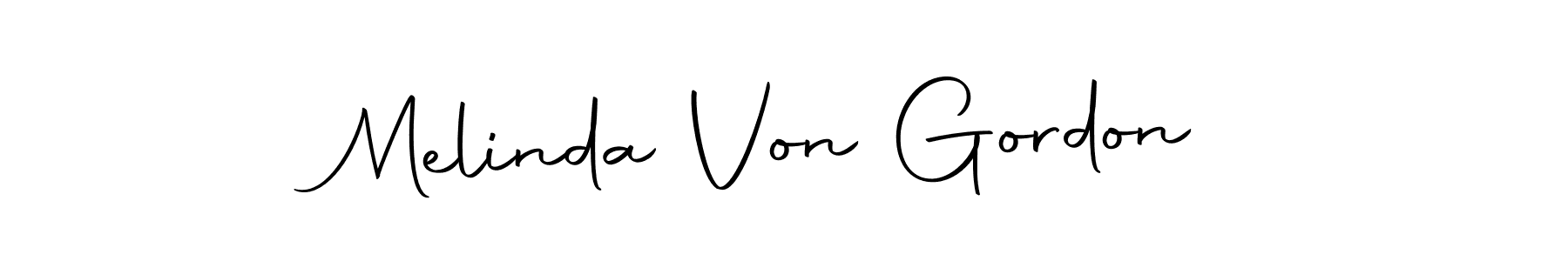 Also You can easily find your signature by using the search form. We will create Melinda Von Gordon name handwritten signature images for you free of cost using Autography-DOLnW sign style. Melinda Von Gordon signature style 10 images and pictures png