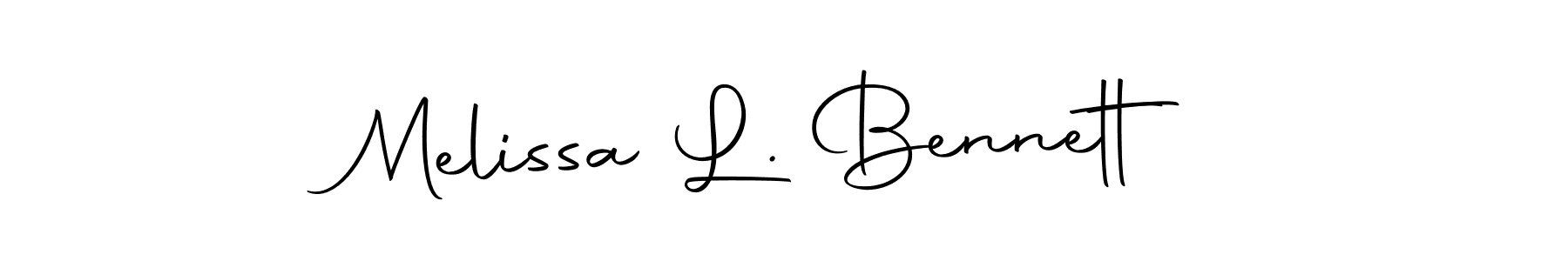 How to make Melissa L. Bennett signature? Autography-DOLnW is a professional autograph style. Create handwritten signature for Melissa L. Bennett name. Melissa L. Bennett signature style 10 images and pictures png