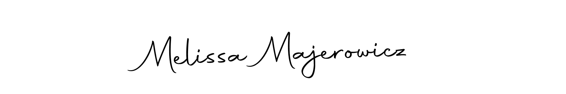 if you are searching for the best signature style for your name Melissa Majerowicz. so please give up your signature search. here we have designed multiple signature styles  using Autography-DOLnW. Melissa Majerowicz signature style 10 images and pictures png