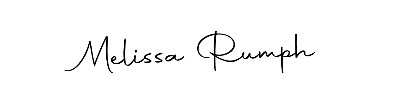 Make a short Melissa Rumph signature style. Manage your documents anywhere anytime using Autography-DOLnW. Create and add eSignatures, submit forms, share and send files easily. Melissa Rumph signature style 10 images and pictures png