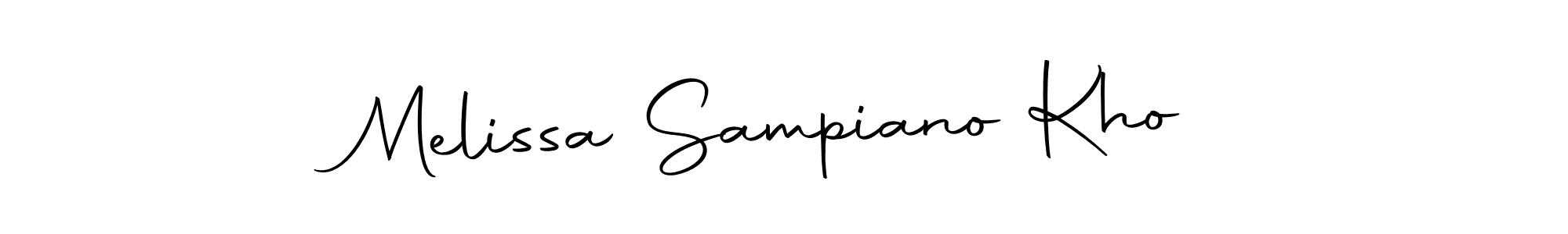 Melissa Sampiano Kho stylish signature style. Best Handwritten Sign (Autography-DOLnW) for my name. Handwritten Signature Collection Ideas for my name Melissa Sampiano Kho. Melissa Sampiano Kho signature style 10 images and pictures png