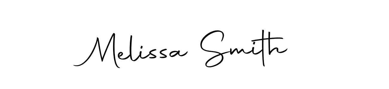 Create a beautiful signature design for name Melissa Smith. With this signature (Autography-DOLnW) fonts, you can make a handwritten signature for free. Melissa Smith signature style 10 images and pictures png