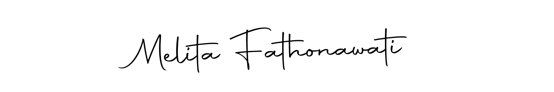 Use a signature maker to create a handwritten signature online. With this signature software, you can design (Autography-DOLnW) your own signature for name Melita Fathonawati. Melita Fathonawati signature style 10 images and pictures png
