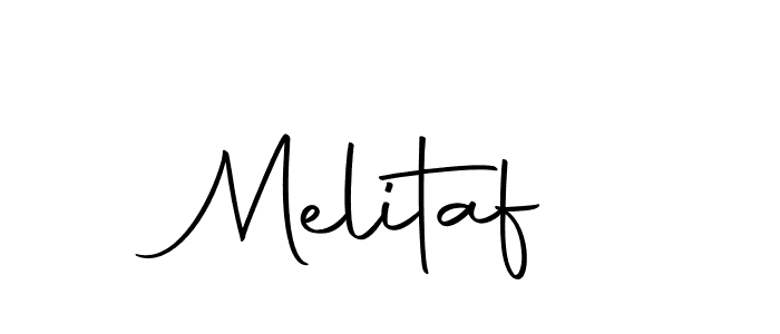 How to make Melitaf name signature. Use Autography-DOLnW style for creating short signs online. This is the latest handwritten sign. Melitaf signature style 10 images and pictures png