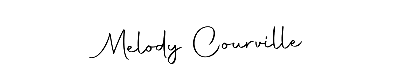 Also we have Melody Courville name is the best signature style. Create professional handwritten signature collection using Autography-DOLnW autograph style. Melody Courville signature style 10 images and pictures png