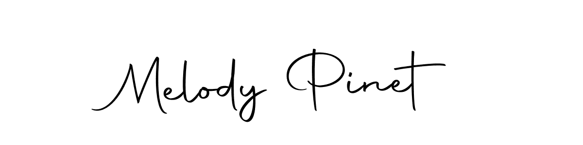 Create a beautiful signature design for name Melody Pinet. With this signature (Autography-DOLnW) fonts, you can make a handwritten signature for free. Melody Pinet signature style 10 images and pictures png