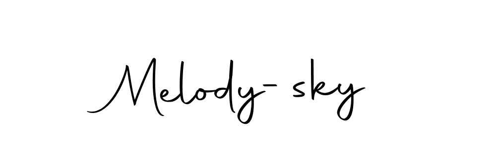 Melody-sky stylish signature style. Best Handwritten Sign (Autography-DOLnW) for my name. Handwritten Signature Collection Ideas for my name Melody-sky. Melody-sky signature style 10 images and pictures png