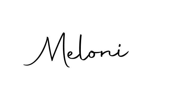 Autography-DOLnW is a professional signature style that is perfect for those who want to add a touch of class to their signature. It is also a great choice for those who want to make their signature more unique. Get Meloni name to fancy signature for free. Meloni signature style 10 images and pictures png