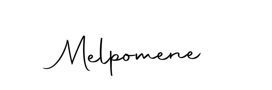 Use a signature maker to create a handwritten signature online. With this signature software, you can design (Autography-DOLnW) your own signature for name Melpomene. Melpomene signature style 10 images and pictures png