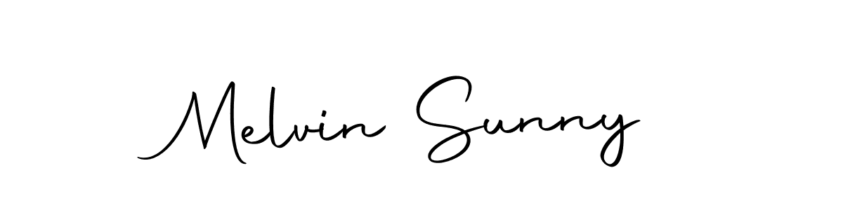 How to make Melvin Sunny signature? Autography-DOLnW is a professional autograph style. Create handwritten signature for Melvin Sunny name. Melvin Sunny signature style 10 images and pictures png