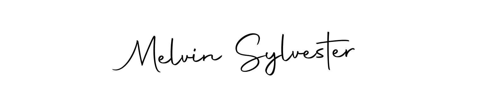 Create a beautiful signature design for name Melvin Sylvester. With this signature (Autography-DOLnW) fonts, you can make a handwritten signature for free. Melvin Sylvester signature style 10 images and pictures png