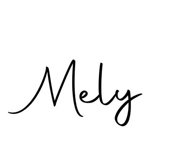 Use a signature maker to create a handwritten signature online. With this signature software, you can design (Autography-DOLnW) your own signature for name Mely. Mely signature style 10 images and pictures png
