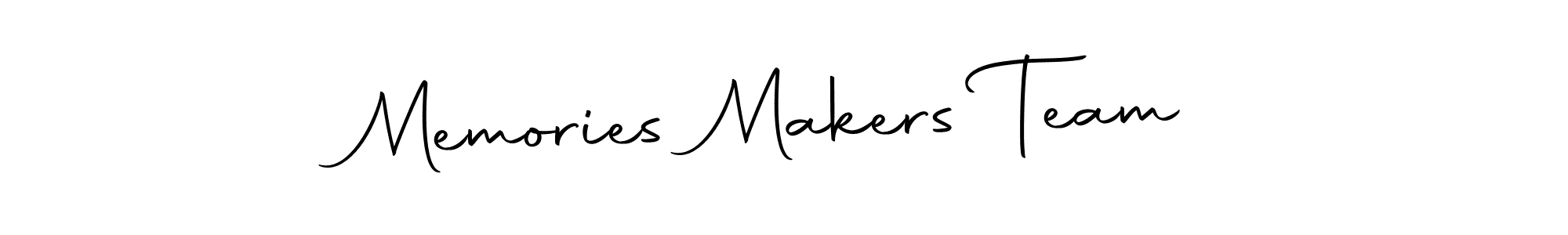 Once you've used our free online signature maker to create your best signature Autography-DOLnW style, it's time to enjoy all of the benefits that Memories Makers Team name signing documents. Memories Makers Team signature style 10 images and pictures png